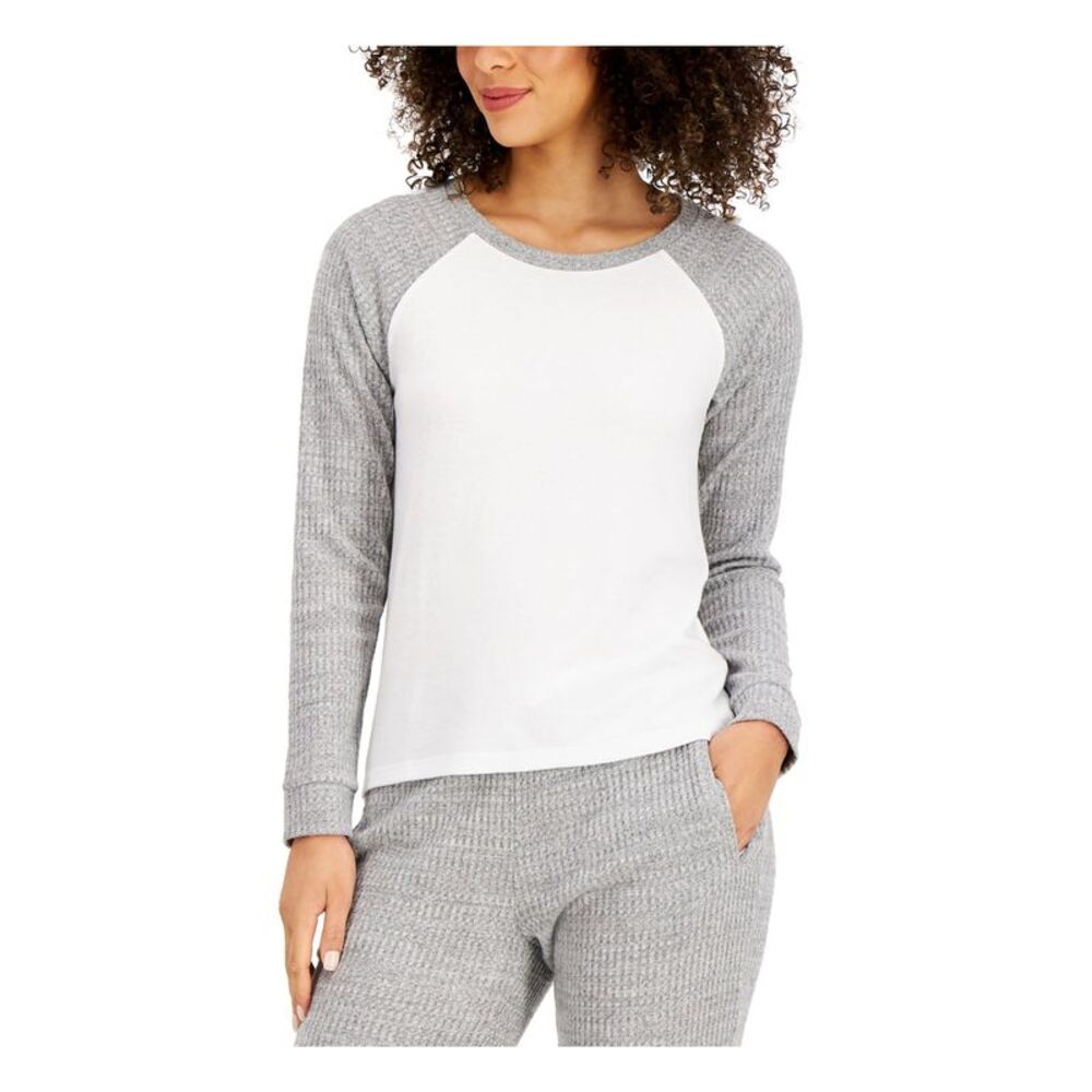 ALFANI Intimates Gray Sleep Shirt Pajama Top XS